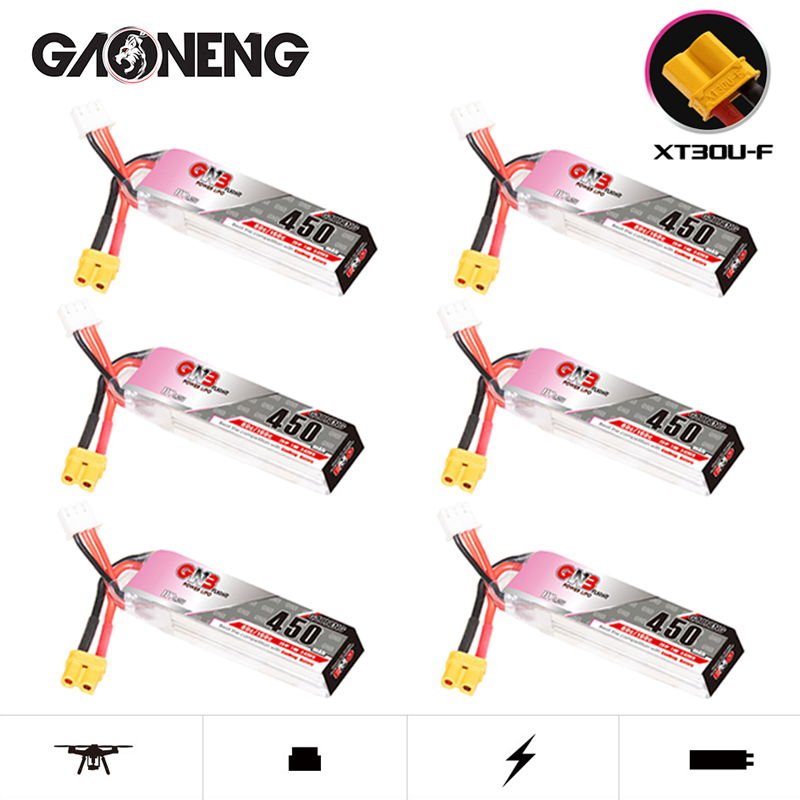 Rc Helicopter Battery - GNB LiPo Battery HV 2S 7.6V