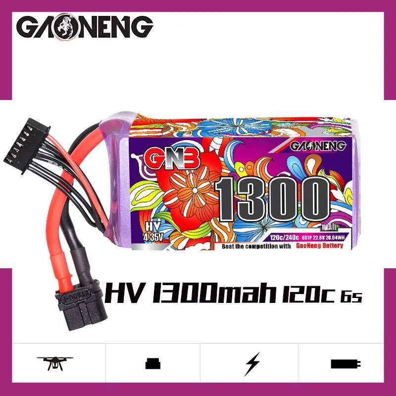 2Pcs GNB 6S Lipo Battery 22.8V - Rc Helicopter Battery ulasan dan harga