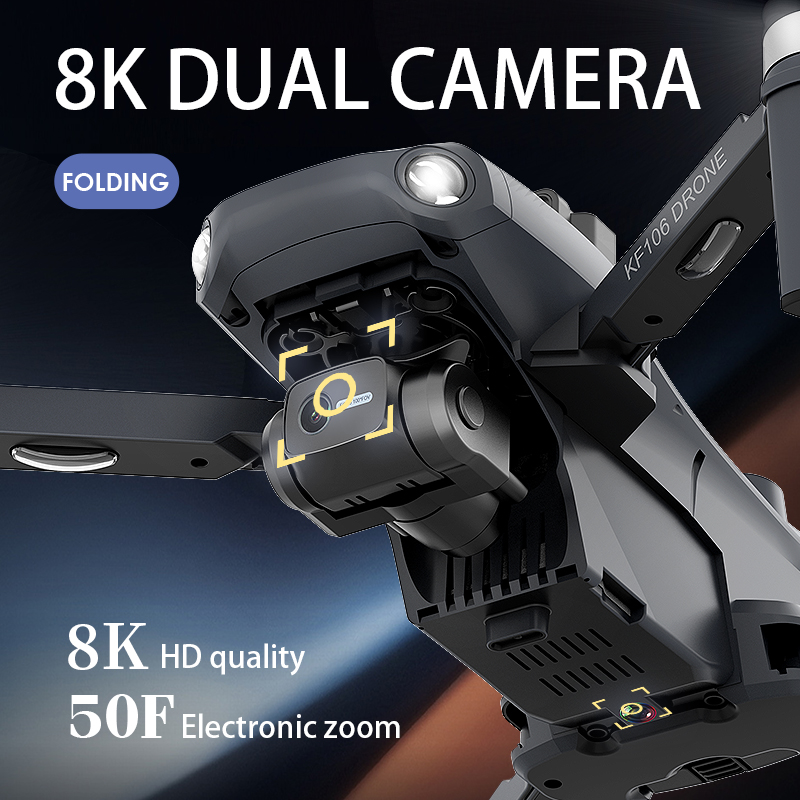 2022 NEW KF106 Max Drone 8K Pr - Rc Helicopter Charger ulasan dan harga