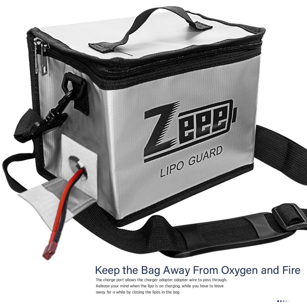 Zeee Lipo Battery Safe Bag 215 - Rc Helicopter Bag ulasan dan harga