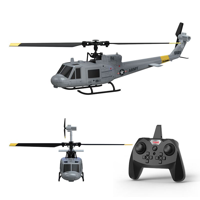 KOOTAI F06 UH-1 Huey 2.4G 4CH  - Rc Helicopter Large ulasan dan harga