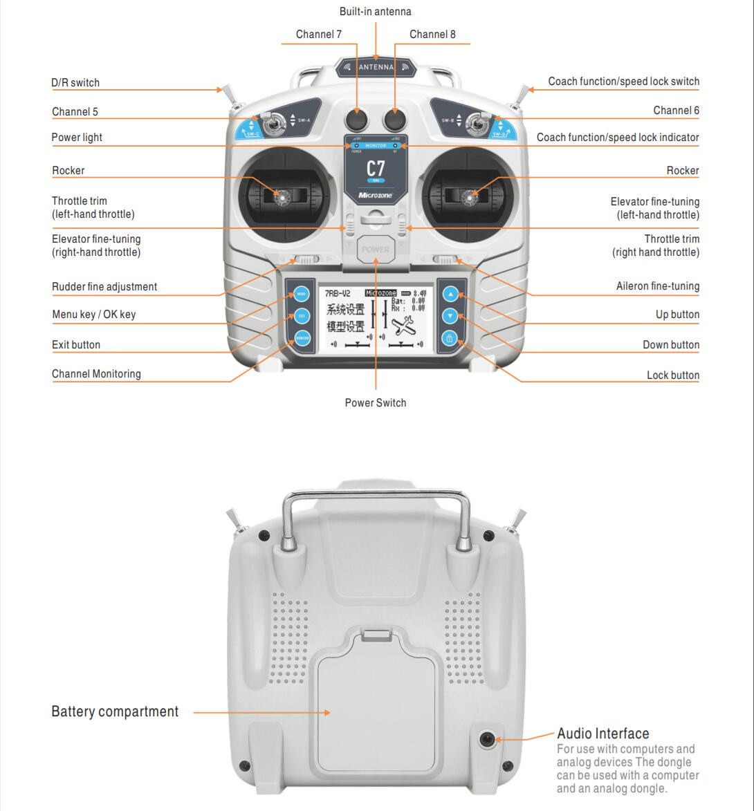 MicroZone MC7 Controller C7 MI - Rc Helicopter Battery ulasan dan harga