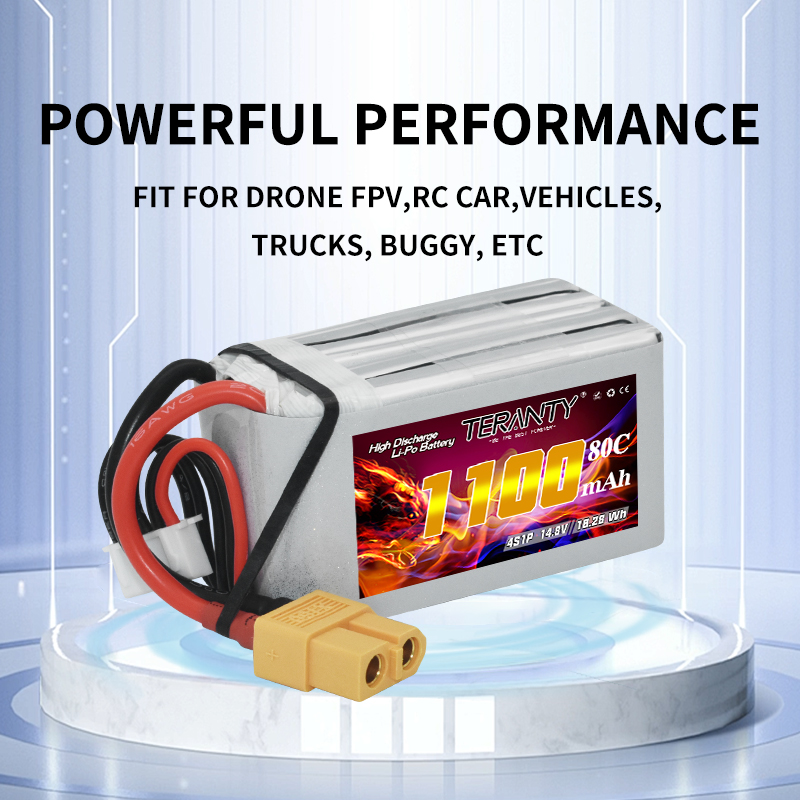 TERANTY 4S 1100mAh 80C/160C Li - Rc Helicopter Parts ulasan dan harga