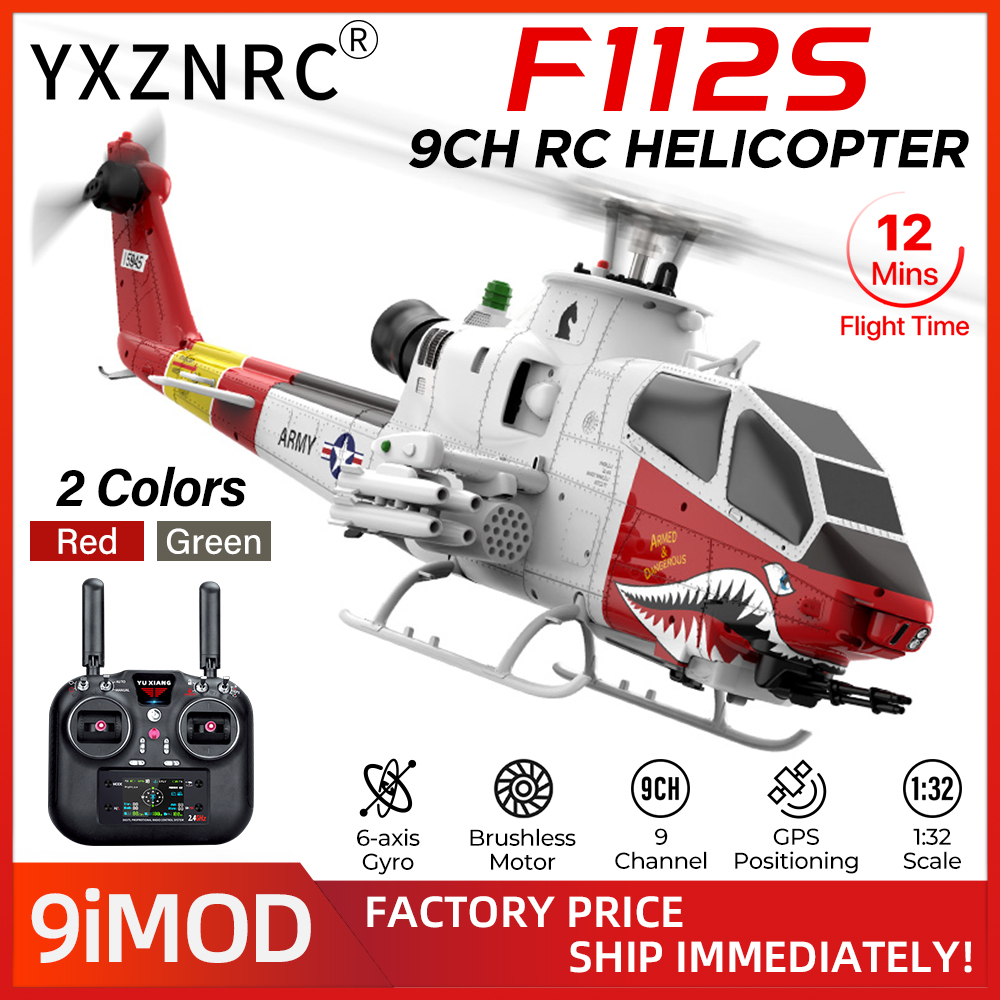 YUXIANG RC Helicopter F112S 9C - Rc Helicopter Gyro ulasan dan harga
