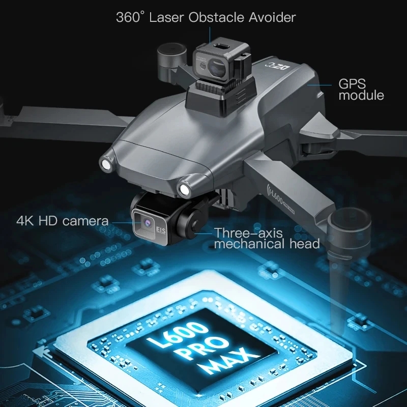 L600 PRO MAX GPS Drone Profess - Rc Helicopter Case ulasan dan harga