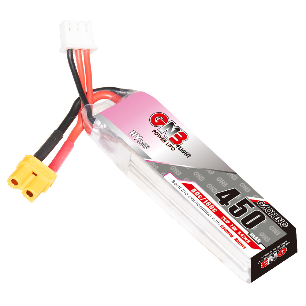 GNB LiPo Battery HV 2S 7.6V 45 - Rc Helicopter Battery ulasan dan harga