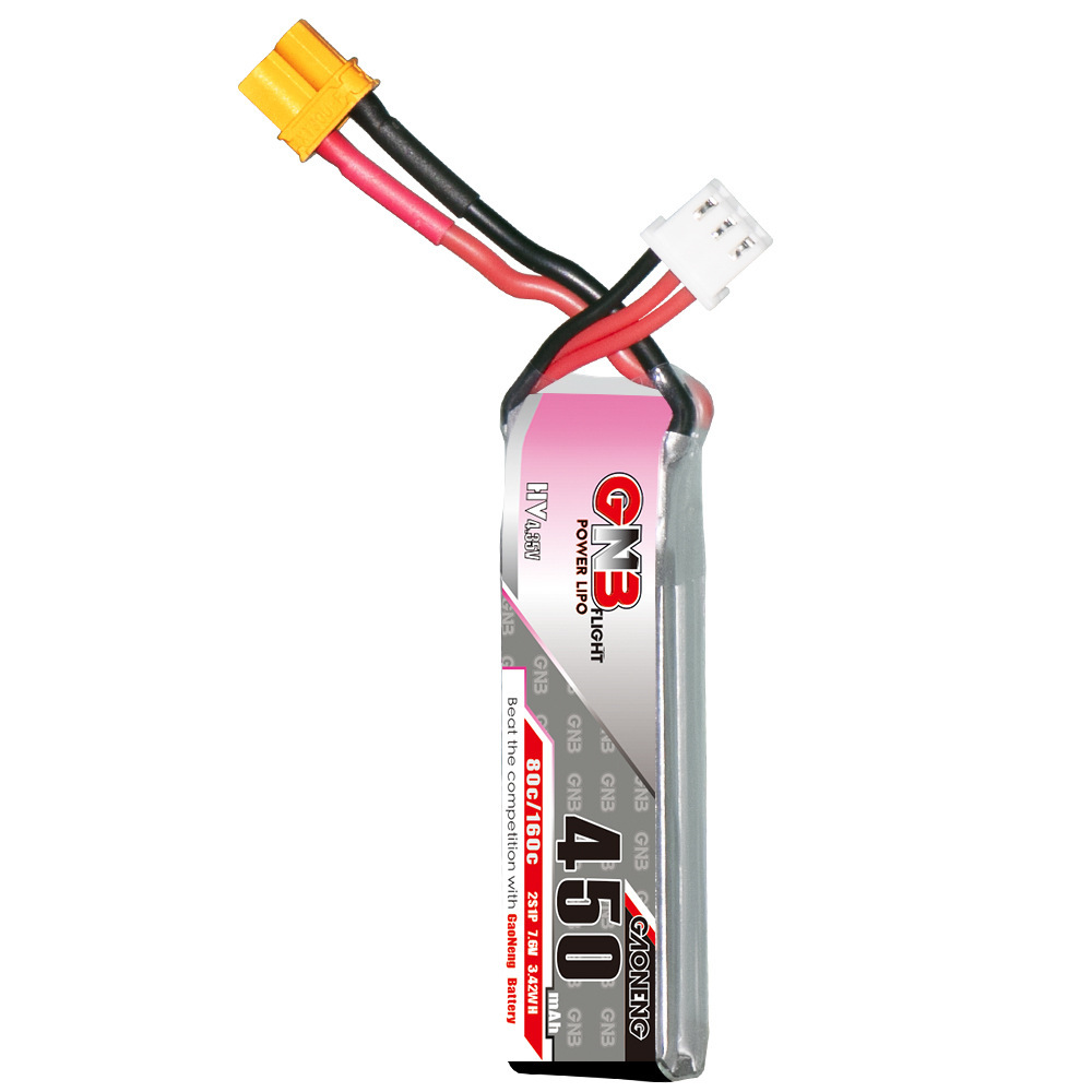 GNB LiPo Battery HV 2S 7.6V 45 - Rc Helicopter Battery ulasan dan harga