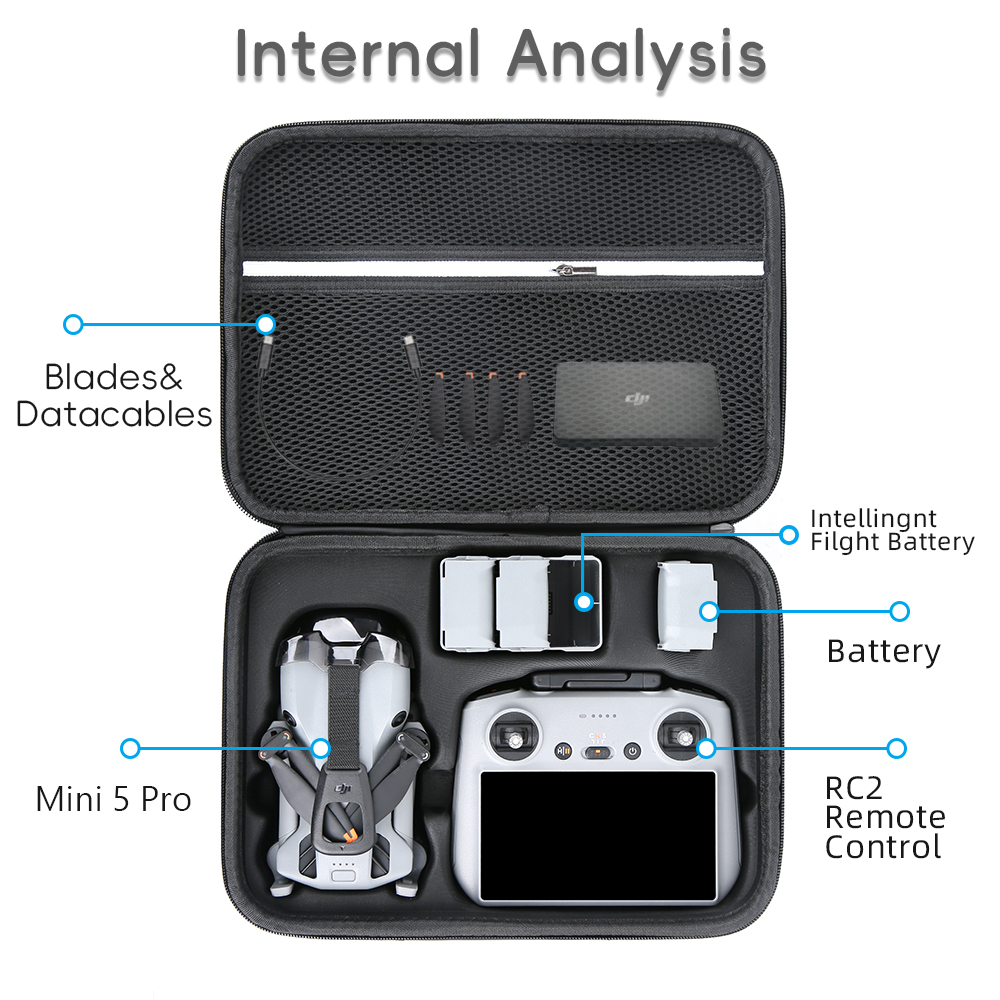 for Mini 5 Pro Case Large Capa - Rc Helicopter Bag ulasan dan harga