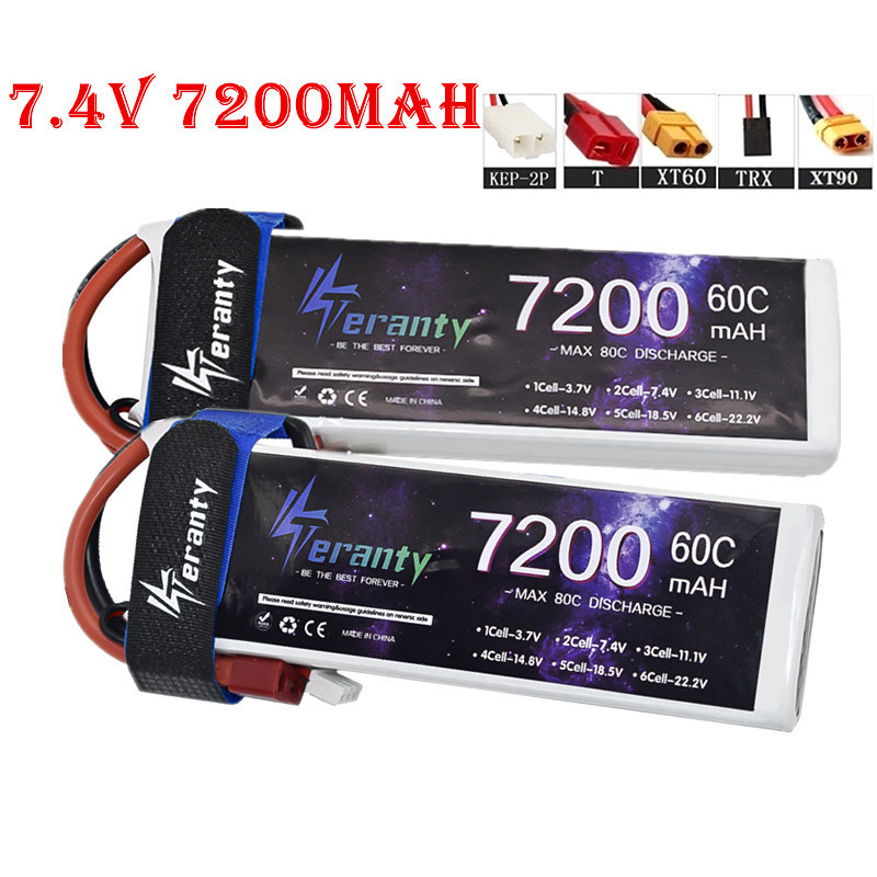 Upgrade 7200MAH 7.4V 60C LiPo  - Rc Helicopter Coaxial ulasan dan harga