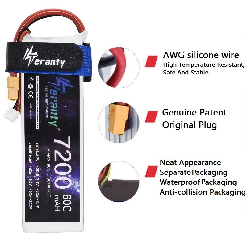 Upgrade 7200MAH 7.4V 60C LiPo  - Rc Helicopter Coaxial ulasan dan harga