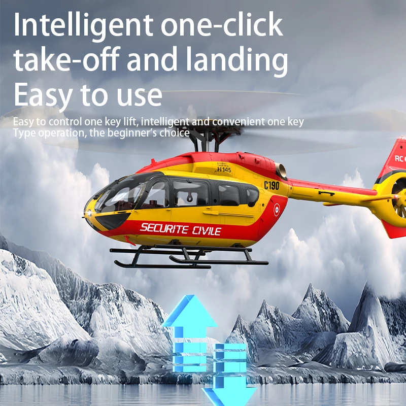 C190 RC Helicopter 2.4G 6-Aixs - Rc Helicopter Gyro ulasan dan harga