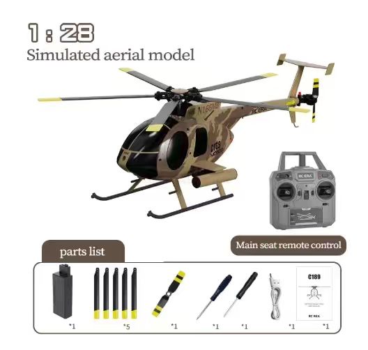 C189 MD500 RC Helicopter 1:28  - Rc Helicopter Gyro ulasan dan harga